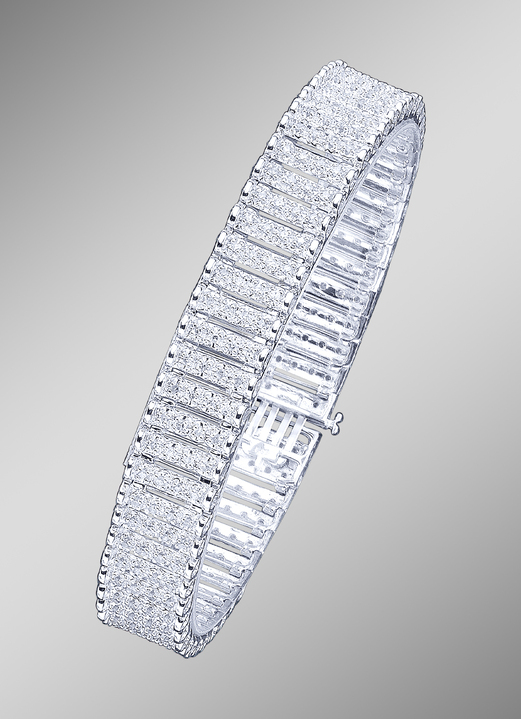 - Armband mit Diamanten, in Farbe