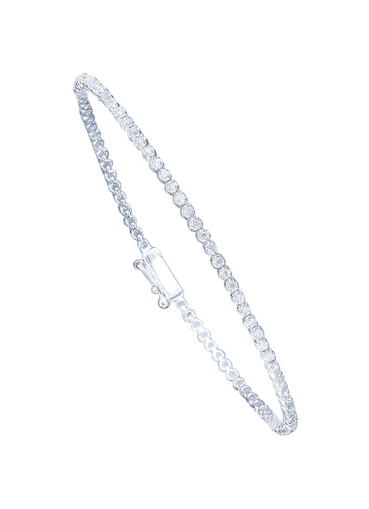 - Hochwertiges Weißgold-Armabnd mit Brillanten, in Farbe  Ansicht 2