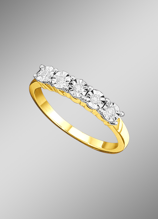 Schmuck & Uhren - Damenring mit Brillanten, in Größe 160 bis 220, in Farbe  Ansicht 1