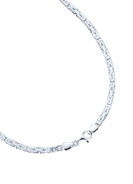 Halsketten & Armbänder - Königsketten-Garnitur aus Silber Ansicht 2 Halsketten & Armbänder - Königsketten-Garnitur aus Silber, in Farbe , in Ausführung Armband, 19 cm Ansicht 2
