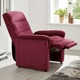 TV- & Relaxsessel - Relax-Sessel mit doppelter Federung – Farbe ROT – Ansicht 3 TV- & Relaxsessel - Relax-Sessel mit doppelter Federung, in Farbe CAPPUCCINO – Farbe ROT – Ansicht 3