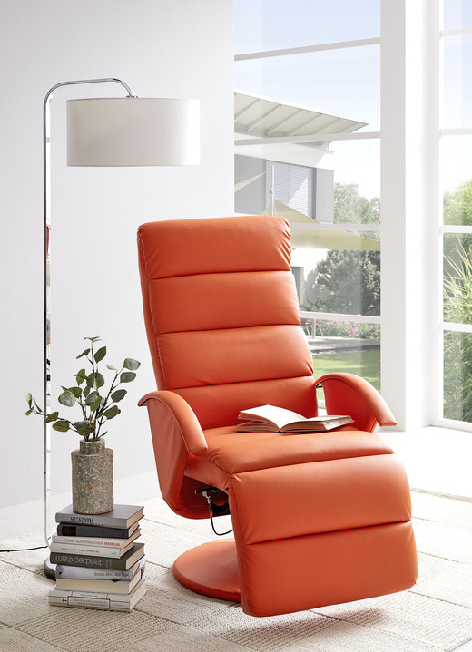 TV- & Relaxsessel - Relax-Sessel mit stabilem Metallrahmen, in Farbe CREME Ansicht 2