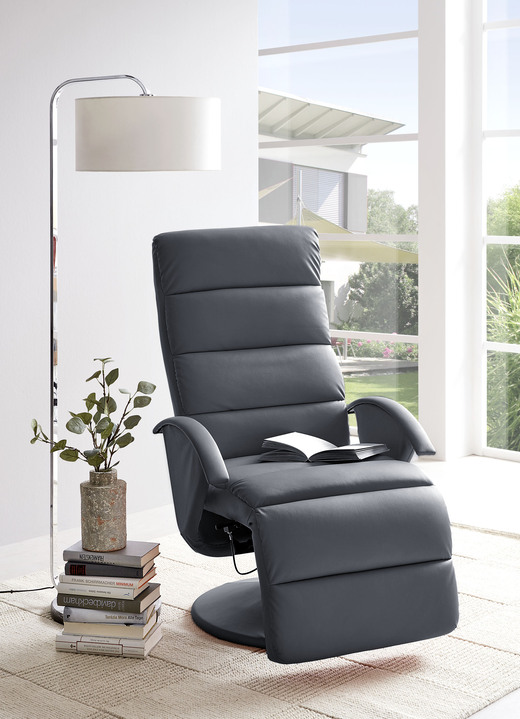 TV- & Relaxsessel - Relax-Sessel mit stabilem Metallrahmen, in Farbe CREME Ansicht 3