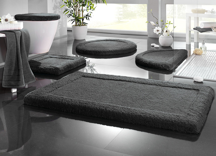 Badgarnituren - Premium Badgarnitur Superfine Microfaser Ansicht 14 Badgarnituren - Premium Badgarnitur Superfine Microfaser, in Größe 100 (Vorleger halbrund, 50/ 80 cm) bis 110 (Hänge-WC-Garnitur, 2-teilig), in Farbe LILA Ansicht 14