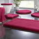 Badgarnituren - Premium Badgarnitur Superfine Microfaser – Farbe BORDEAUX – Ansicht 1 Badgarnituren - Premium Badgarnitur Superfine Microfaser, in Größe 100 (Vorleger halbrund, 50/ 80 cm) bis 110 (Hänge-WC-Garnitur, 2-teilig), in Farbe LILA – Farbe BORDEAUX – Ansicht 1