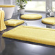 Badgarnituren - Premium Badgarnitur Superfine Microfaser – Farbe GELB – Ansicht 1 Badgarnituren - Premium Badgarnitur Superfine Microfaser, in Größe 100 (Vorleger halbrund, 50/ 80 cm) bis 110 (Hänge-WC-Garnitur, 2-teilig), in Farbe ANTHRAZIT – Farbe GELB – Ansicht 1