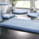 Badgarnituren - Premium Badgarnitur Superfine Microfaser – Farbe HELLBLAU – Ansicht 1 Badgarnituren - Premium Badgarnitur Superfine Microfaser, in Größe 100 (Vorleger halbrund, 50/ 80 cm) bis 110 (Hänge-WC-Garnitur, 2-teilig), in Farbe ANTHRAZIT – Farbe HELLBLAU – Ansicht 1