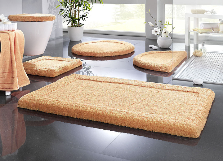 Badgarnituren - Premium Badgarnitur Superfine Microfaser, in Größe 100 (Vorleger halbrund, 50/ 80 cm) bis 110 (Hänge-WC-Garnitur, 2-teilig), in Farbe ANTHRAZIT Ansicht 24