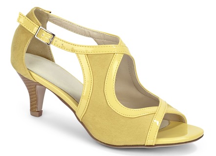 Außergewöhnliche Sandalette mit gepolsterter Lederdecksohle