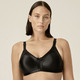 BHs - Naturana Minimizer-BH mit vorgeformten Cups – Farbe SCHWARZ – Ansicht 1 BHs - Naturana Minimizer-BH mit vorgeformten Cups, in Größe 075 bis 105, in Cup G, in Farbe PUDER – Farbe SCHWARZ – Ansicht 1