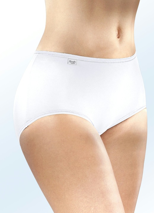 Slips - Sloggi 24/7 Dreierpack Slips, in Größe 038 bis 052, in Farbe SCHWARZ Ansicht 3