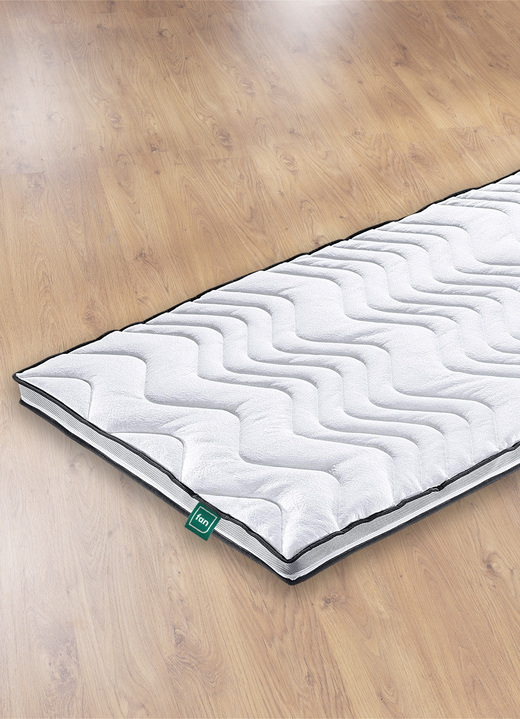 Matratzen & Lattenroste - Premium Kaltschaum-Topper mit 7-Zonen, in Größe 129 (80/190 cm) bis 138 (180/200 cm), in Farbe