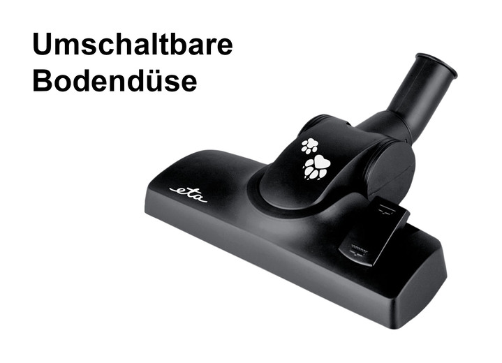 Mit Kabel - ETA Bodenstaubsauger, in Farbe SCHWARZ Ansicht 4