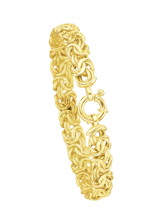 ohne Steine / mit Zirkonia - Schweres Königsketten-Armband Ansicht 2 ohne Steine / mit Zirkonia - Schweres Königsketten-Armband, in Farbe  Ansicht 2