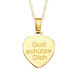 ohne Steine / mit Zirkonia - Anhänger Schutzengel mit Diamantschnitt – Ansicht 4 ohne Steine / mit Zirkonia - Anhänger Schutzengel mit Diamantschnitt, in Farbe  – Ansicht 4