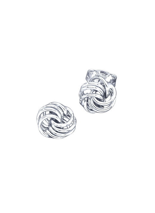 ohne Steine / mit Zirkonia - Elegante Ohrstecker, in Farbe  Ansicht 2