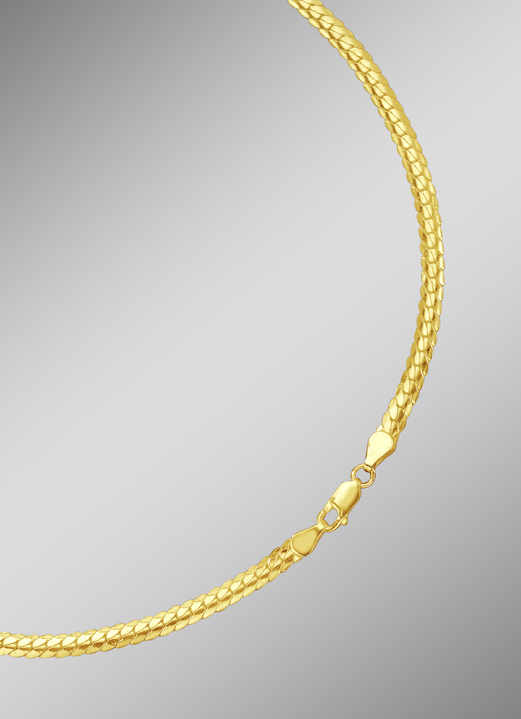 Halsketten & Armbänder - Panzerkette oder -armband aus Gold, in Farbe , in Ausführung Armband, 19 cm Ansicht 1