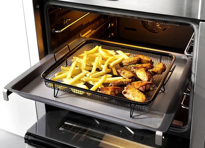 - Grillkorb für knusprige Pommes aus dem Ofen, in Farbe SCHWARZ, in Ausführung Grillkorb Ansicht 1