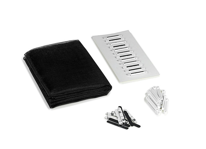 - Fenster-Moskitonetz mit Magneten, in Farbe SCHWARZ Ansicht 2