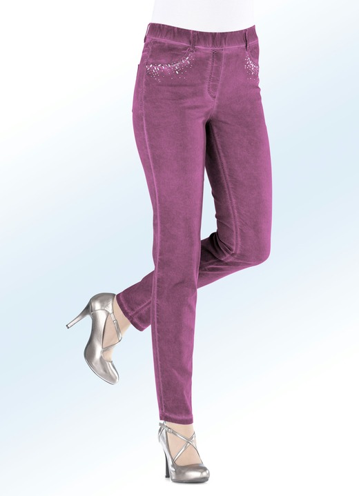 - Jegging-Jeans in 8 Farben, in Größe 017 bis 092, in Farbe BEERE