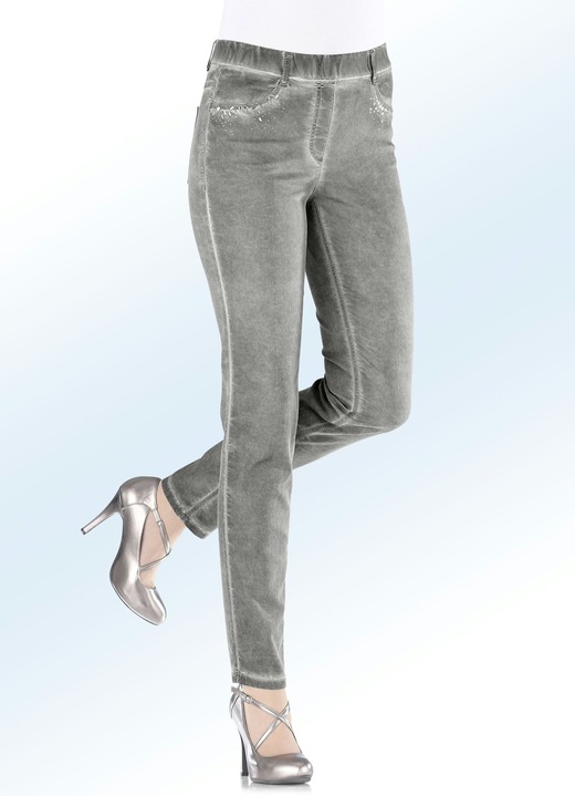 - Jegging-Jeans in 8 Farben, in Größe 017 bis 092, in Farbe HELLGRAU