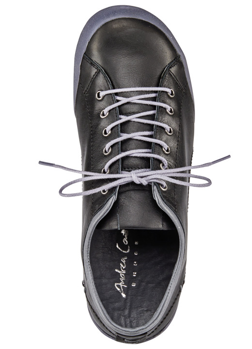Slipper & Schnürschuhe - Andrea Conti, klassische Damen-Schnürschuhe, mit herausnehmbarem Lederfußbett, in Größe 036 bis 042, in Farbe GRAFIT Ansicht 7