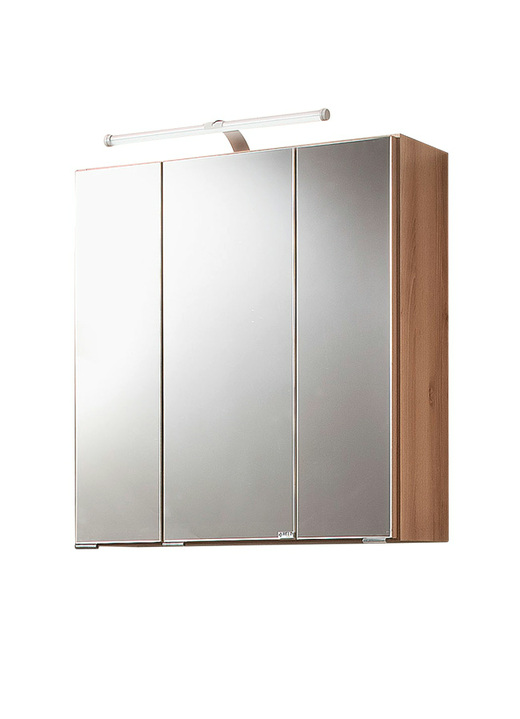 Badmöbel - Badmöbel-Programm, auch hängend montierbar, in Farbe WEISS, in Ausführung Hängeschrank, 1-türig Ansicht 8