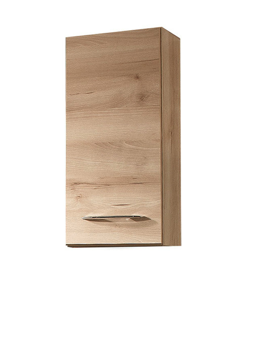 Badmöbel - Badmöbel-Programm, auch hängend montierbar, in Farbe WEISS, in Ausführung Hängeschrank, 1-türig Ansicht 20