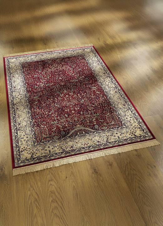 Klassisch - Brücken und Teppiche in prachtvollem persischen Dessin, in Größe 112 (Brücke, 65x135 cm) bis 288 (Teppich, 240x330 cm), in Farbe CREME Ansicht 3