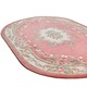 Klassisch - Handgetuftete Brücken und Teppiche – Farbe ROSÉ – Ansicht 2 Klassisch - Handgetuftete Brücken und Teppiche, in Größe 111 (Brücke, 60x 90 cm) bis 325 (Bettumrandung, 3-teilig), in Farbe BLAU – Farbe ROSÉ – Ansicht 2