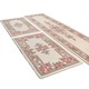 Klassisch - Handgetuftete Brücken und Teppiche – Farbe BEIGE – Ansicht 2 Klassisch - Handgetuftete Brücken und Teppiche, in Größe 111 (Brücke, 60x 90 cm) bis 325 (Bettumrandung, 3-teilig), in Farbe BLAU – Farbe BEIGE – Ansicht 2