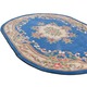 Klassisch - Handgetuftete Brücken und Teppiche – Farbe BLAU – Ansicht 3 Klassisch - Handgetuftete Brücken und Teppiche, in Größe 111 (Brücke, 60x 90 cm) bis 325 (Bettumrandung, 3-teilig), in Farbe BLAU – Farbe BLAU – Ansicht 3
