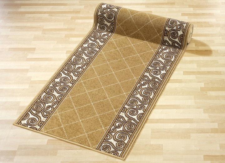 Läufer & Stufenmatten - Dezente Läufer nach Wunschmaß, in Größe 103 (Läufer, 70 cm breit) bis 109 (Läufer, 120 cm breit), in Farbe TERRA Ansicht 2