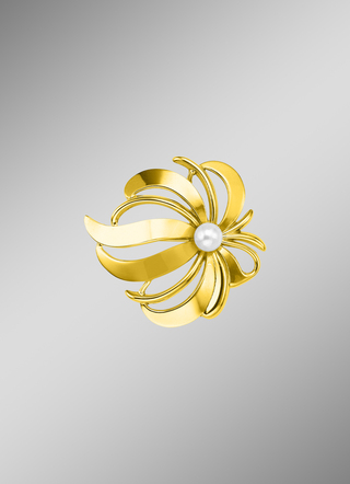 Anstecknadel im Blüten-Design