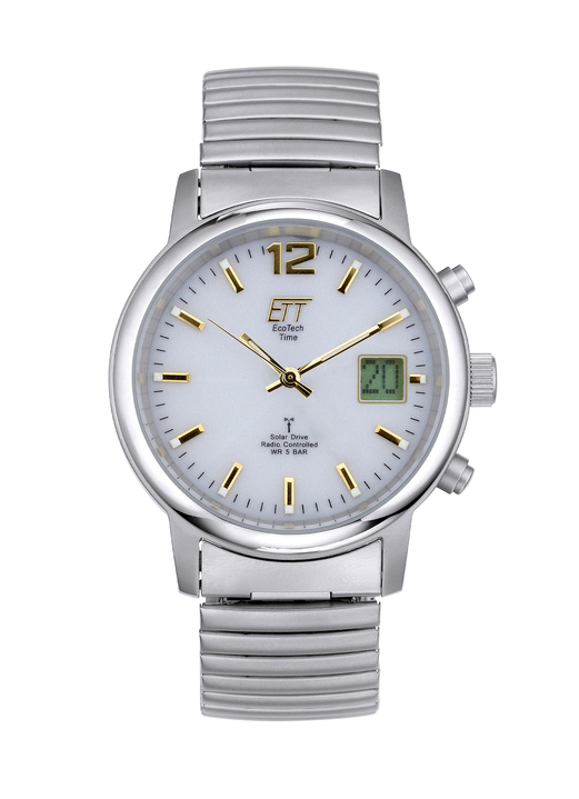 ETT - ETT-Funk-Solar-Herrenuhr im Titanlook, in Farbe  Ansicht 2