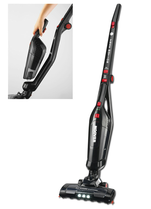 Staubsauger - Hoover FM18LI011 Akku-Stielsauger, in Farbe SCHWARZ-ROT Ansicht 1