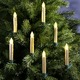 Christbaumschmuck - Kabelloses Weihnachtsbaumkerzen-Set, 20-teilig – Farbe GOLD Christbaumschmuck - Kabelloses Weihnachtsbaumkerzen-Set, 20-teilig, in Farbe GOLD
