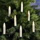 Christbaumschmuck - Kabelloses Weihnachtsbaumkerzen-Set, 20-teilig – Farbe CREME Christbaumschmuck - Kabelloses Weihnachtsbaumkerzen-Set, 20-teilig, in Farbe GOLD