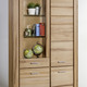 Vitrinen & Highboards - Möbelprogramm mit Massivholzfronten, in Farbe WILDEICHE, in Ausführung Wandboard – Farbe KERNBUCHE – Ansicht 7