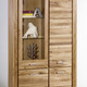 Vitrinen & Highboards - Möbelprogramm mit Massivholzfronten, in Farbe WILDEICHE, in Ausführung Wandboard – Farbe WILDEICHE – Ansicht 5