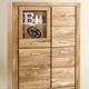Vitrinen & Highboards - Highboard mit Massivholzfronten, in Farbe WILDEICHE