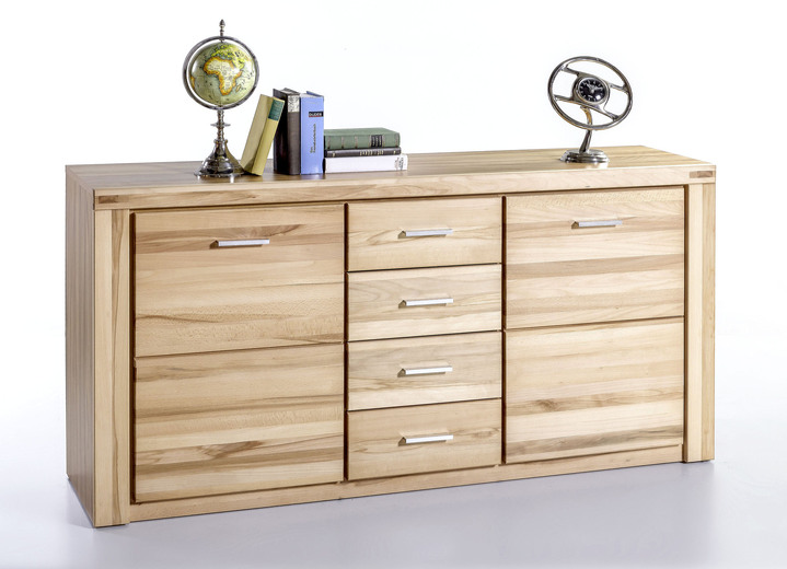 Sideboards & Kommoden - Sideboard mit Massivholzfronten, in Farbe KERNBUCHE Ansicht 1