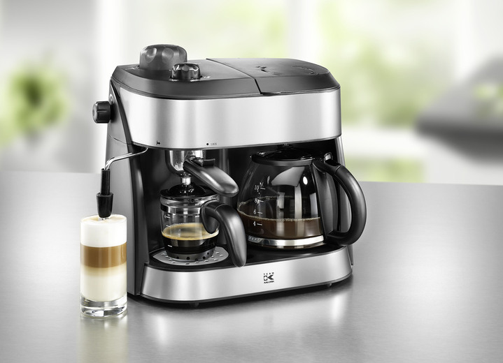 Kaffee-Vollautomaten & Espressomaschinen - 7-in-1 Kaffee-/Espressomaschine, in Farbe SCHWARZ/SILBER