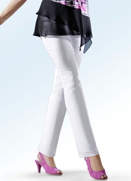 Damenmode - Hochelastische Hose Ansicht 3 Damenmode - Hochelastische Hose, in Größe 036 bis 058, in Farbe ROSENHOLZ Ansicht 3