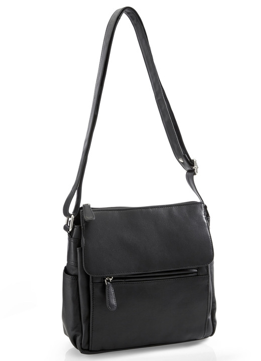 Taschen - Laurina, Tasche, Damen, mit verstellbarem Umhängeriemen, in Farbe SCHWARZ Ansicht 1