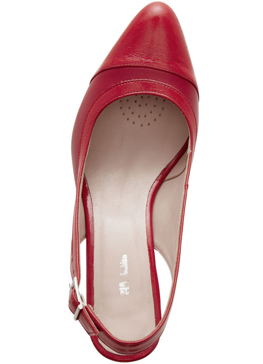- ELENA EDEN Sling-Pumps in edler Form, in Größe 036 bis 042, in Farbe ROT Ansicht 2