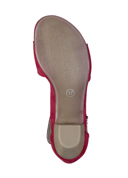 Sandaletten & Pantoletten - Andrea Conti, schicke Damen-Sandaletten, mit Klettspange, in Größe 036 bis 042, in Farbe HELLBEIGE Ansicht 7