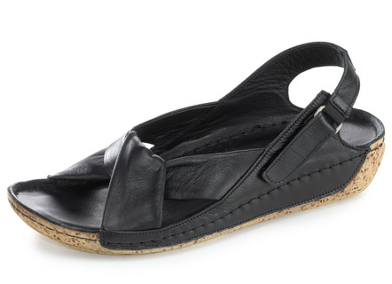 Gemini, bequeme Damen-Sandalen, Weite G, mit Gummizug