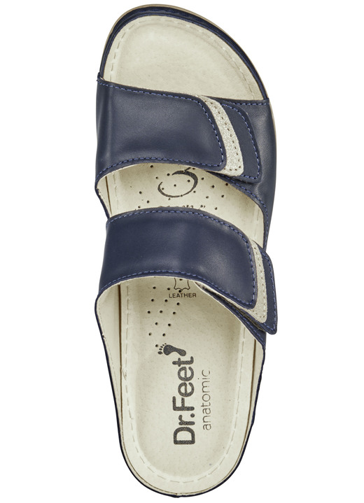 Komfortschuhe - ELENA EDEN Pantolette mit Kontrast-Einsätzen, in Größe 036 bis 042, in Farbe WEISS Ansicht 5