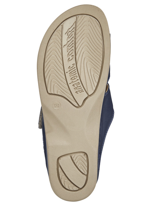 Komfortschuhe - ELENA EDEN Pantolette mit Kontrast-Einsätzen, in Größe 036 bis 042, in Farbe WEISS Ansicht 6